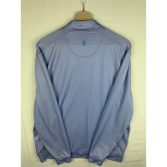 Johnnie O Men's Size L Quarter Zip Long Sleeve All over Print - Picture 3 of 9